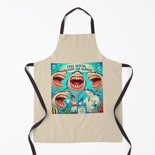 Item preview, Free Dental Checkups For Sharks! designed and sold by gryhenart.