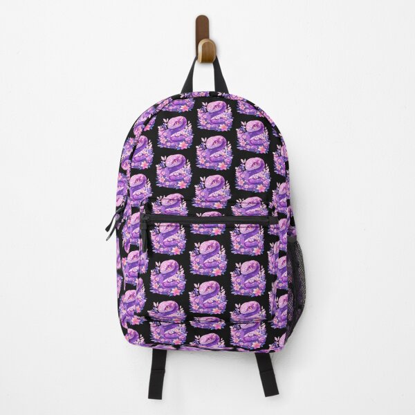 Item preview, Floral purple snake designed and sold by MendaciousMina.