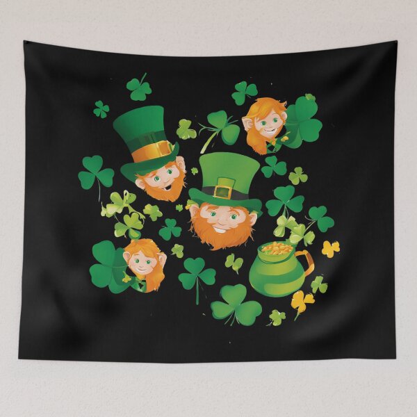 Item preview, Gnomes with clovers designed and sold by MargoMalej.