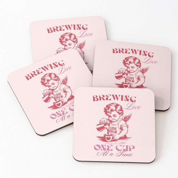 Item preview, Vintage Cupid Barista, Valentine's Day Design. designed and sold by Cristina Galerina.