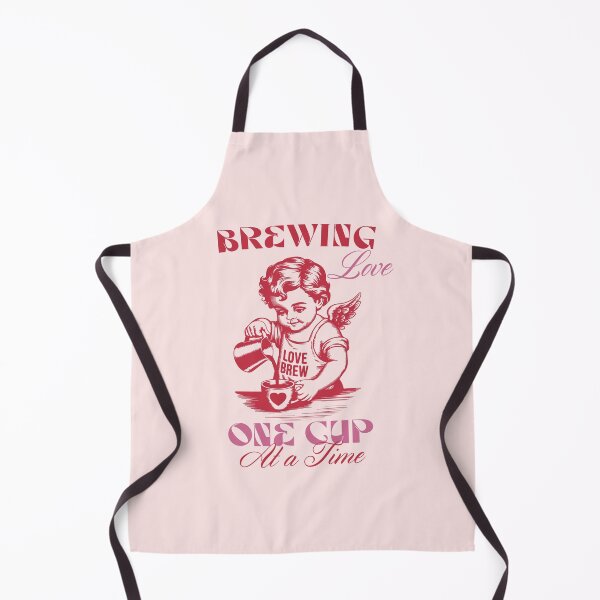Item preview, Vintage Cupid Barista, Valentine's Day Design. designed and sold by Cristina Galerina.
