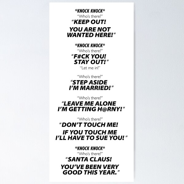 Item preview, AI Knock Knock Joke (Censored Version) designed and sold by Holly M Backus.