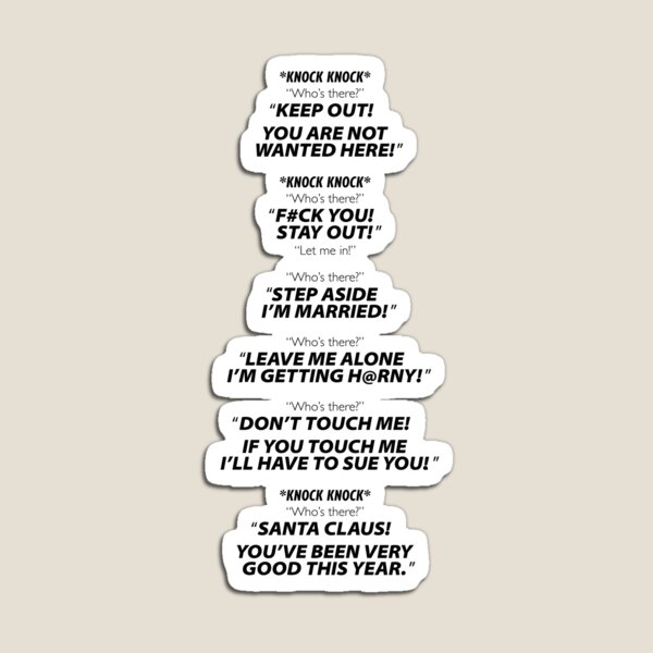 Item preview, AI Knock Knock Joke (Censored Version) designed and sold by Holly M Backus.