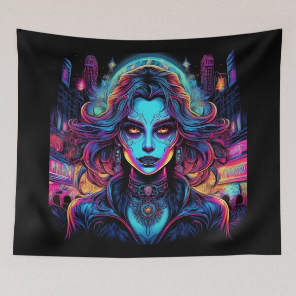 Item preview, Graffiti Gothic Female Vampire Goddess designed and sold by Boxing Kangaroo Retail Company.