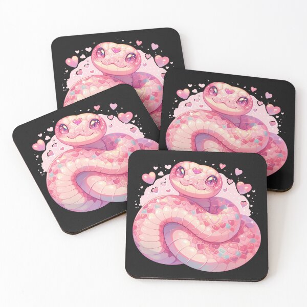 Item preview, Pink snake designed and sold by MendaciousMina.