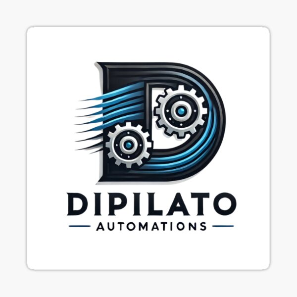Dipilato Automations Company Logo Sticker