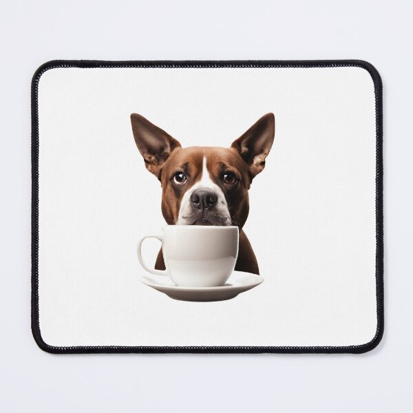 Item preview, Dog Portrait Before a White Mug, dog, funny, gifts,  designed and sold by Ewelina  Niemiec.