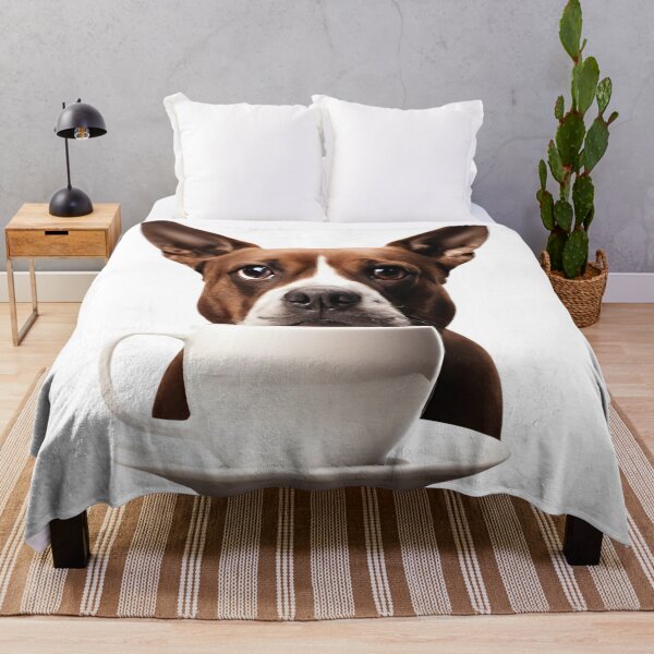 Item preview, Dog Portrait Before a White Mug, dog, funny, gifts, designed and sold by Ewelina Niemiec.