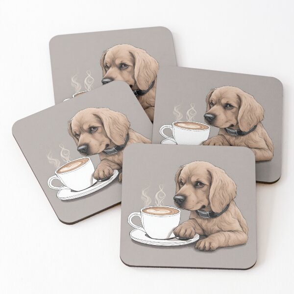 Item preview, Sweet Pup and Coffee Moment, dog, funny, gifts, coffee, cafe,  designed and sold by Ewelina  Niemiec.