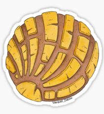 Pegatina Concha pan dulce - amarillo