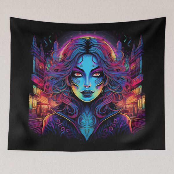 Item preview, Graffiti Gothic Female Vampire Goddess designed and sold by Boxing Kangaroo Retail Company.