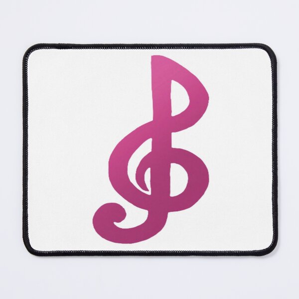 Item preview, Pink Gradient Treble Clef designed and sold by MusicQueen17.