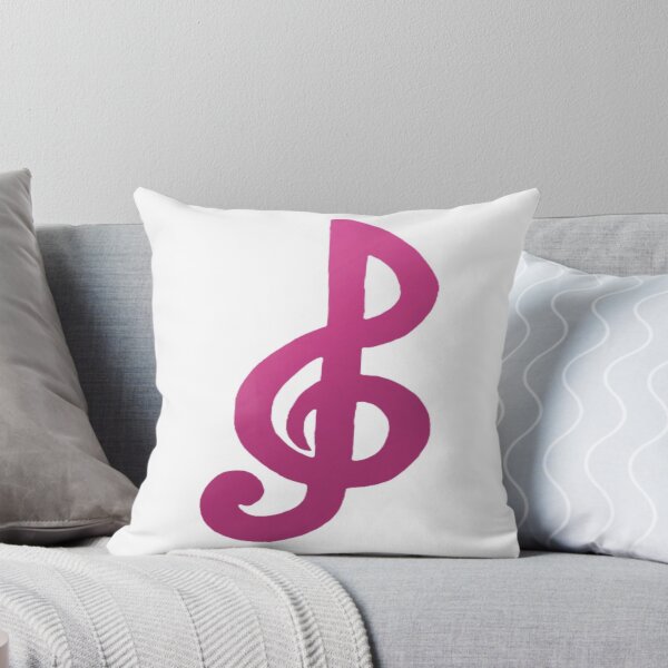 Item preview, Pink Gradient Treble Clef designed and sold by MusicQueen17.