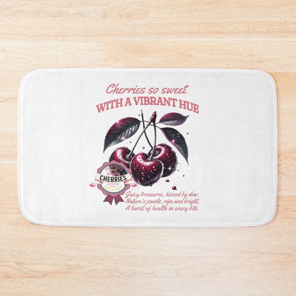 Item preview, Cherries so sweet with a vibrant hue - CHERRY POEM FARM CORE LABELED designed and sold by justyna-s28.