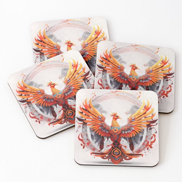 Item preview, Aztec Phoenix Fénix Azteca designed and sold by SpectrumEssence.