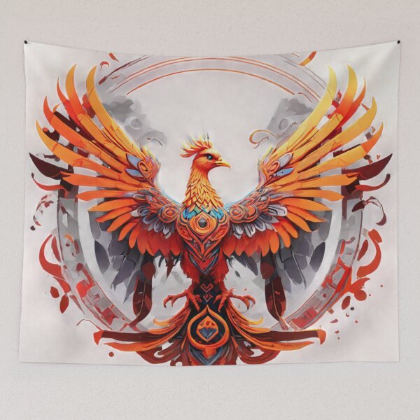 Item preview, Aztec Phoenix Fénix Azteca designed and sold by SpectrumEssence.