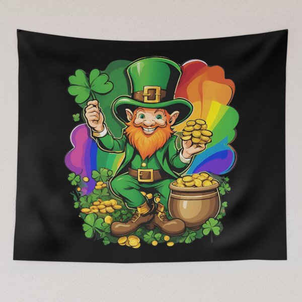 Item preview, Gnome with gold and rainbow designed and sold by MargoMalej.