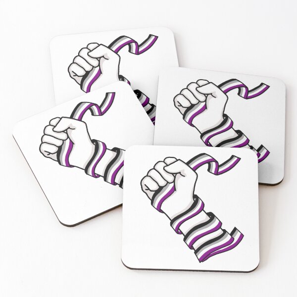 Item preview, Asexual pride Hand designed and sold by ImoogiN.