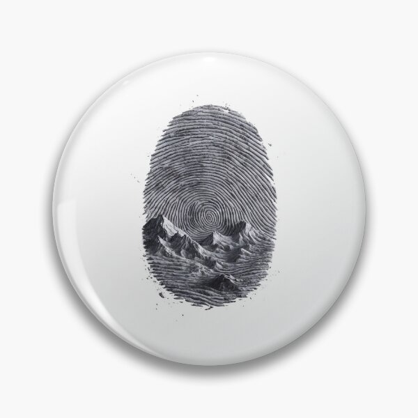 Item preview,  Fingerprint mountainous landscape designed and sold by jkrphoto.