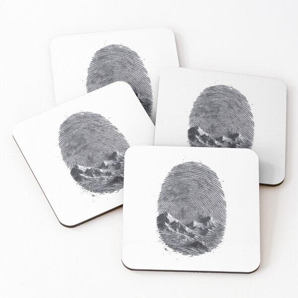 Item preview,  Fingerprint mountainous landscape designed and sold by jkrphoto.