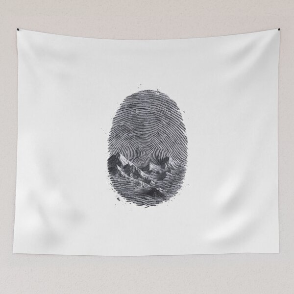 Item preview,  Fingerprint mountainous landscape designed and sold by jkrphoto.