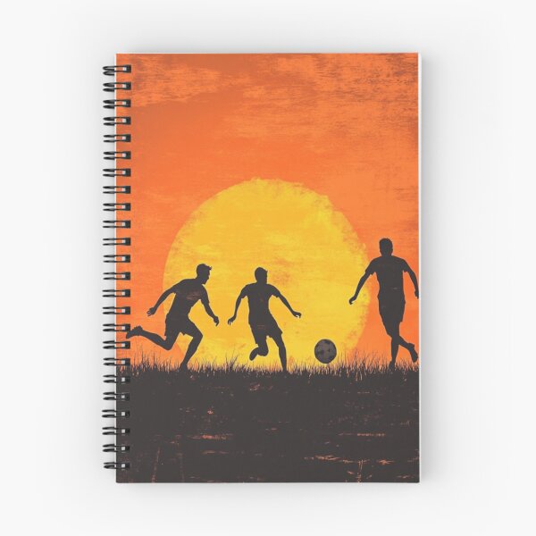 Item preview, Sunset gradient backdrop football players mid game Active Outdoors Inspired Art designed and sold by CDC40.