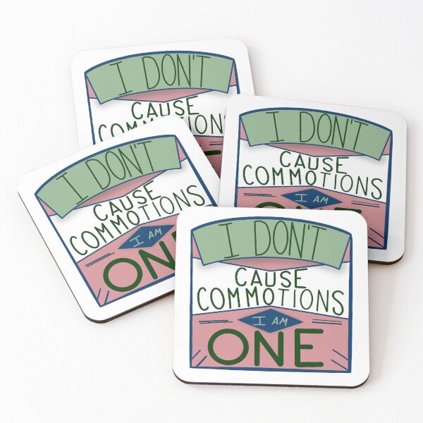 Item preview, I don't cause commotions I am one Sticker designed and sold by MxMaxNicNax.
