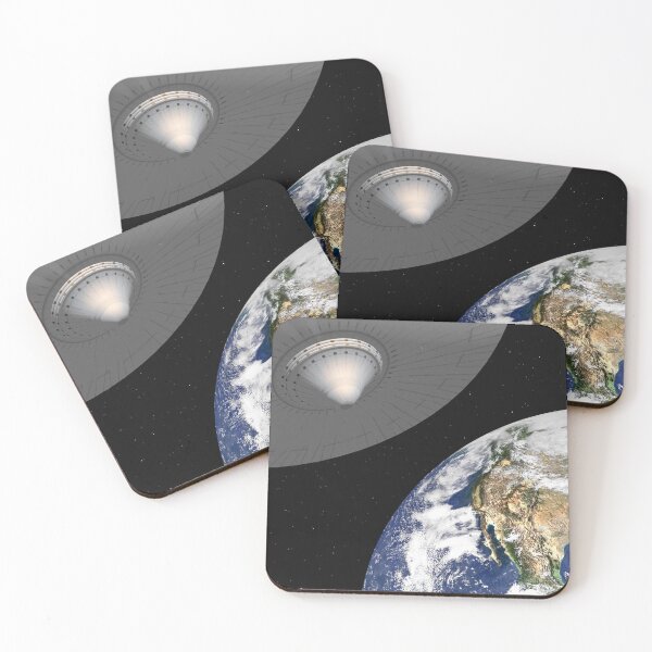 Item preview, Space Station Over World designed and sold by Solitaire Parke.