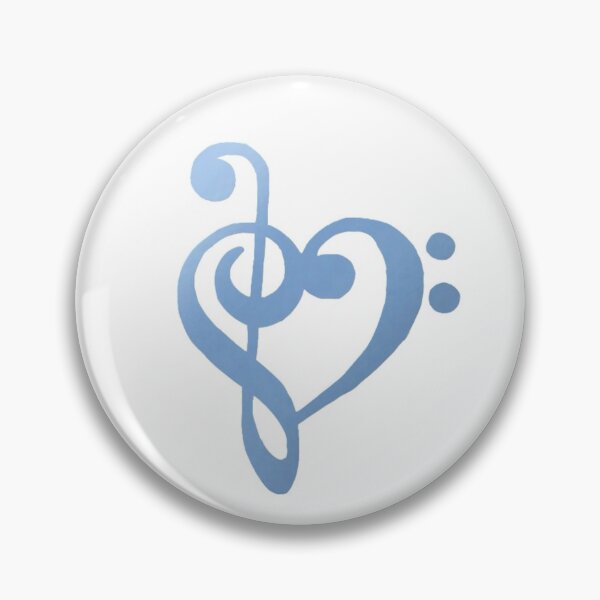 Item preview, Blue Gradient Music Heart designed and sold by MusicQueen17.