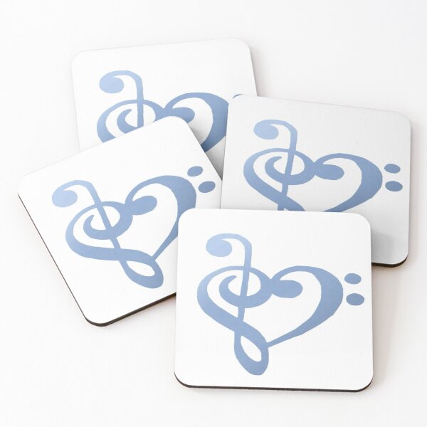 Item preview, Blue Gradient Music Heart designed and sold by MusicQueen17.