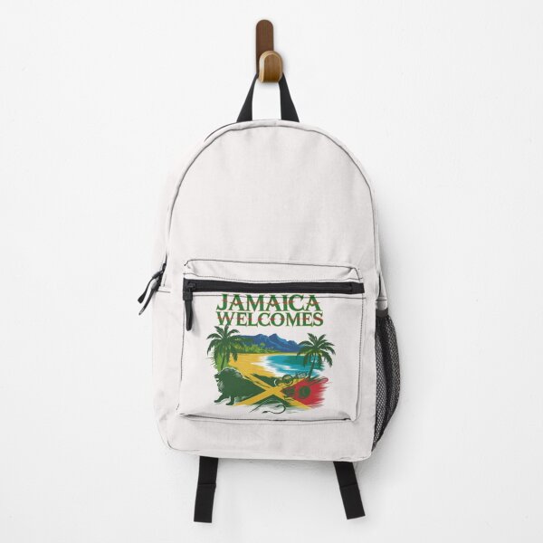 Item preview, Jamaica Welcomes Flag Map Kingston, reggae, designed and sold by AnimalsDH305.