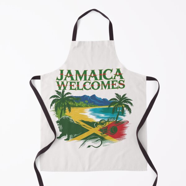 Item preview, Jamaica Welcomes Flag Map Kingston, reggae, designed and sold by AnimalsDH305.