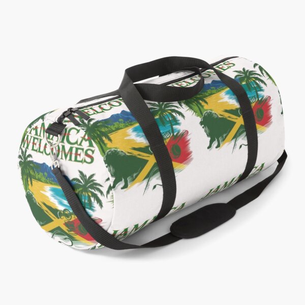 Item preview, Jamaica Welcomes Flag Map Kingston, reggae, designed and sold by AnimalsDH305.