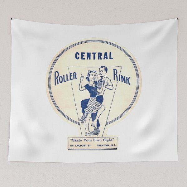 Item preview, Central Roller Rink Trenton New Jersey Roller Skating Rink Sticker Decal Label designed and sold by tislord.