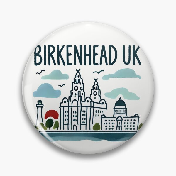 Aperçu de l'œuvre Birkenhead Angleterre Royaume-Uni créée et vendue par WanderlustCoCo.