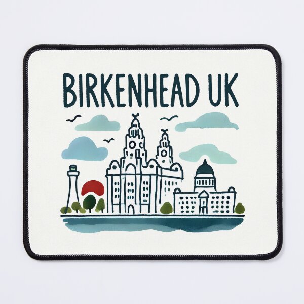 Item preview, Birkenhead England UK designed and sold by WanderlustCoCo.