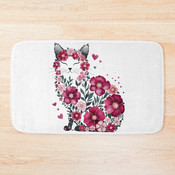 Item preview,  pink cat flower  designed and sold by jkrphoto.