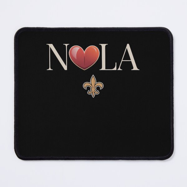 Item preview, Love Nola New Orleans Heart NOLA Fleur de Lis designed and sold by PosiMCreations.
