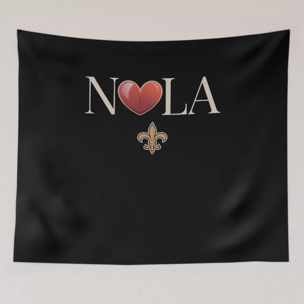 Item preview, Love Nola New Orleans Heart NOLA Fleur de Lis designed and sold by PosiMCreations.