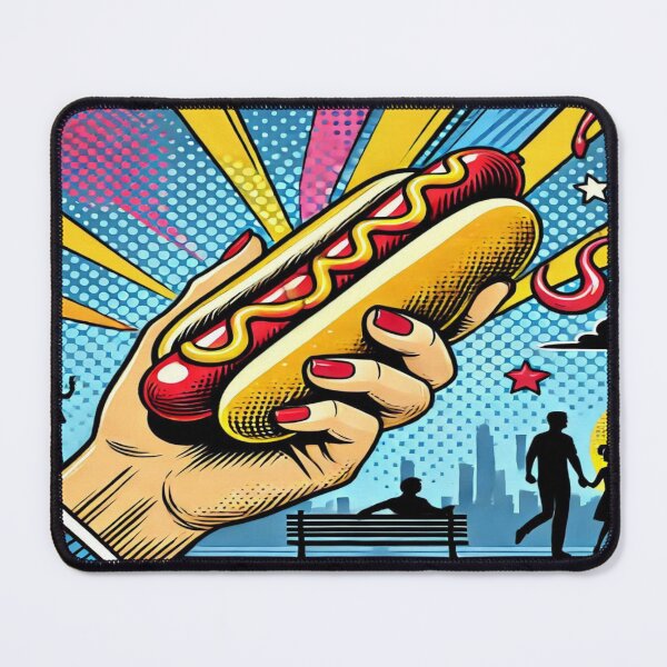 Item preview, Hotdog cartoon Styled 3D art designed and sold by Iainmcdowell.