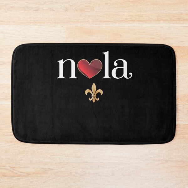 Item preview, Love Nola New Orleans Heart NOLA Fleur de Lis designed and sold by PosiMCreations.