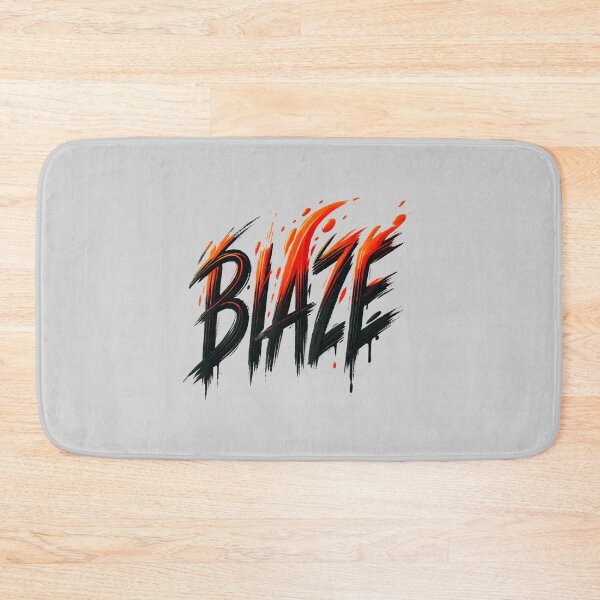 Item preview, BLAZE Hand-Painted Brush Lettering with Fiery Gradient designed and sold by Aredbox.