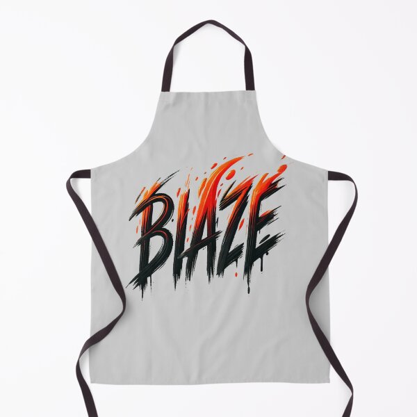 Item preview, BLAZE Hand-Painted Brush Lettering with Fiery Gradient designed and sold by Aredbox.