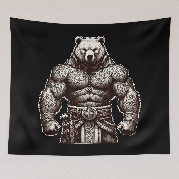 Item preview, Viking Bear designed and sold by TomFrontierArt.