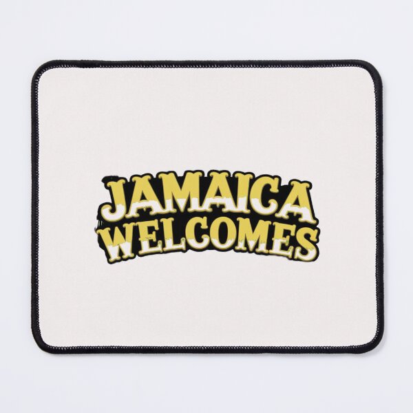 Item preview,  Jamaica Welcomes Flag Map Kingston, reggae, designed and sold by AnimalsDH305.