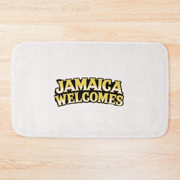 Item preview,  Jamaica Welcomes Flag Map Kingston, reggae, designed and sold by AnimalsDH305.