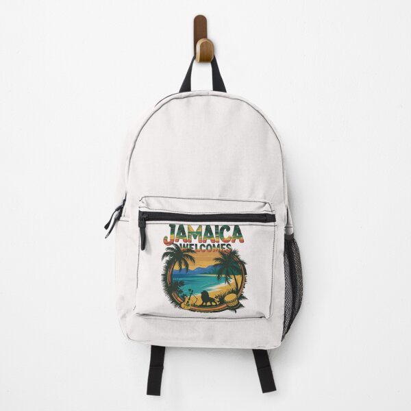 Item preview, Jamaica Welcomes Flag Map Kingston, reggae, designed and sold by AnimalsDH305.