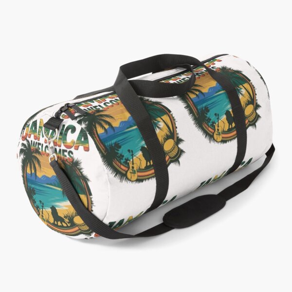 Item preview, Jamaica Welcomes Flag Map Kingston, reggae, designed and sold by AnimalsDH305.