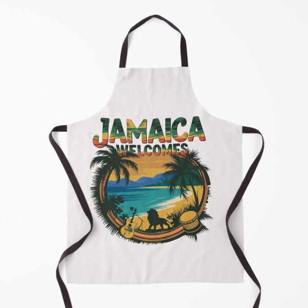 Item preview, Jamaica Welcomes Flag Map Kingston, reggae, designed and sold by AnimalsDH305.