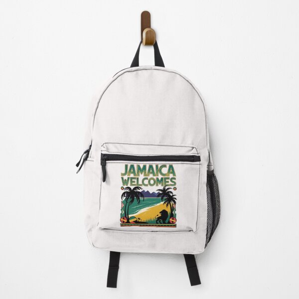 Item preview, Jamaica Welcomes Flag Map Kingston, reggae, designed and sold by AnimalsDH305.